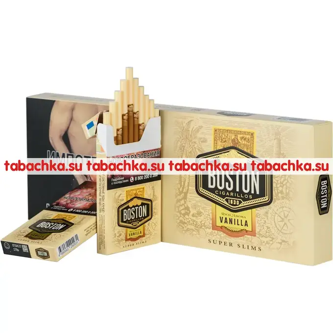 Сигареты Boston Vanilla Superslims Сигареты Boston Vanilla Superslims